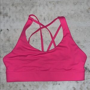 Zyia Hot Pink Light n Tight Strappy Bra | size XL